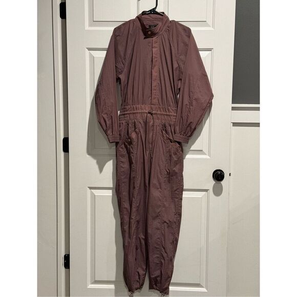 NWOT ATHLETA X ALICIA KEYS Keys Utility Mauve Jumpsuit With Mid Back Cutout 6 - Picture 2 of 16